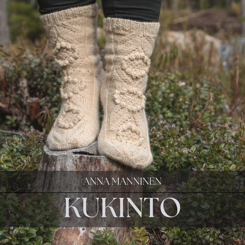 KUKINTO -SUKAT neuleohje, printti (suomi)